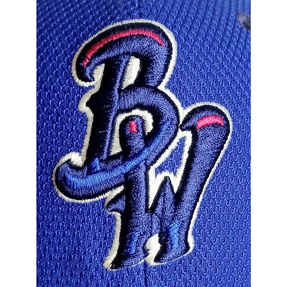 New Era Pensacola Blue Wahoos MiLB Fitted Baseball Cap Size 7 Blue - Picture 1 of 8